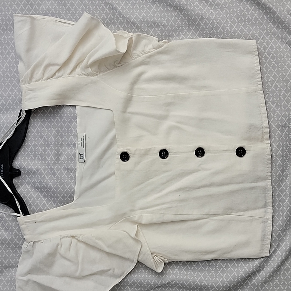 Zara linencrop top
